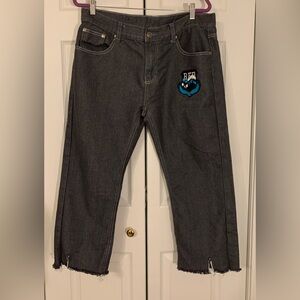 Red Ape Men's Charcoal y2k Jeans. Grunge Size 36